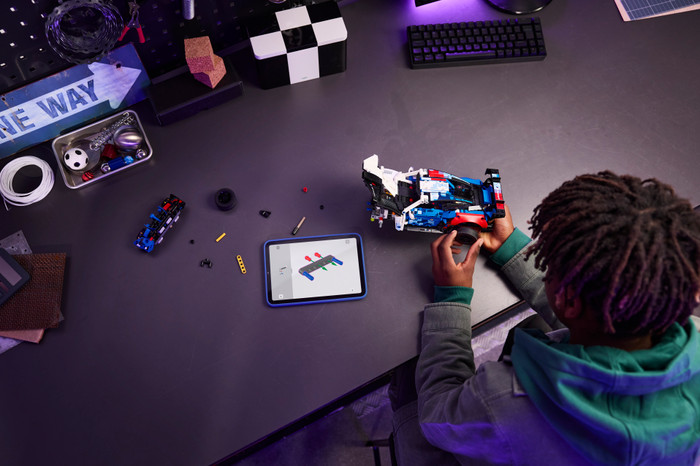 LEGO Technic BMW M4 GT3 EVO Race Car 42226 product in use