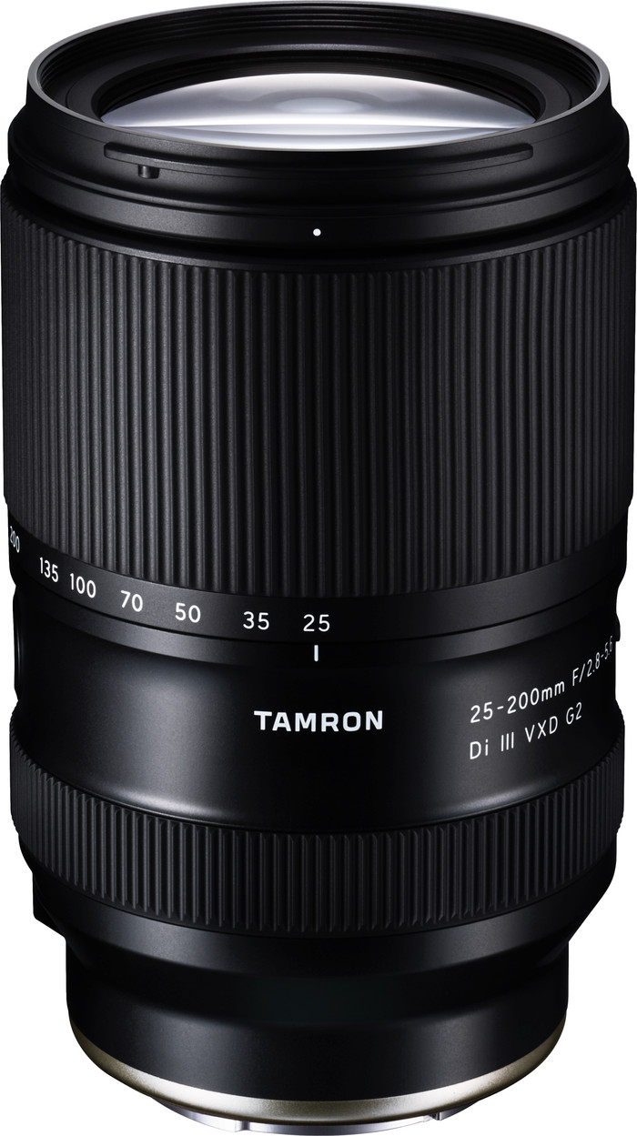 Tamron 25-200mm f/2.8-5.6 Di III VXD G2 Sony FE oberseite