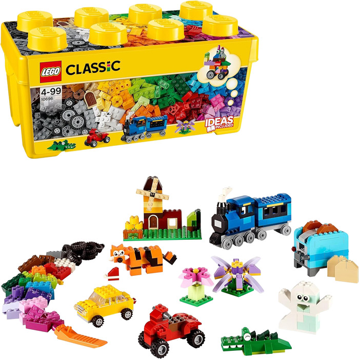 LEGO Classic Medium Creative Brick Box 10696 right side