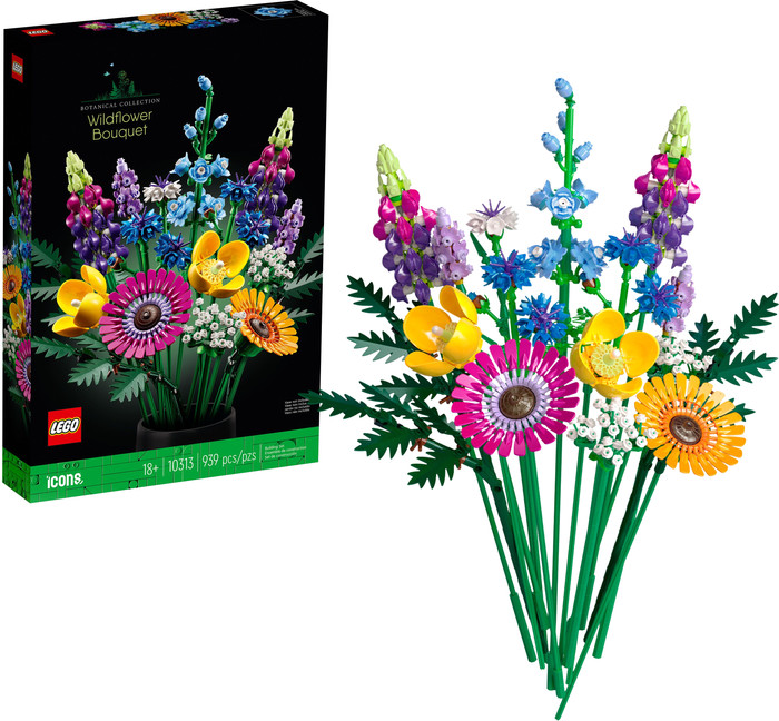 LEGO Botanicals Wildflower Bouquet 10313 right side