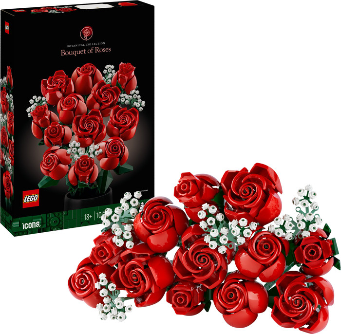 LEGO Botanicals Bouquet of Roses 10328 right side