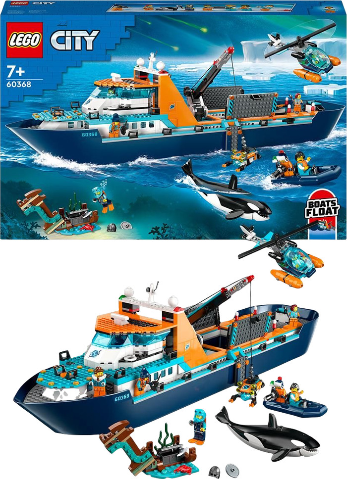 LEGO City Arktis-Forschungsschiff 60368 rechte seite