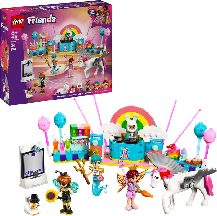 LEGO Friends Kostümparty mit Einhorn und Fee 42661 rechte seite