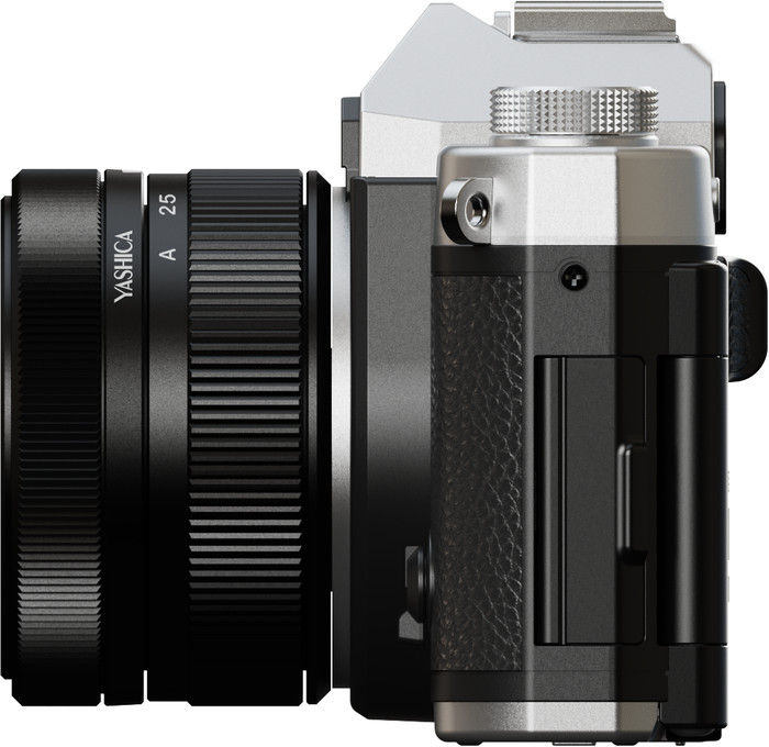 Yashica FX-D 100 Digital Film Simulation Kamera linke seite