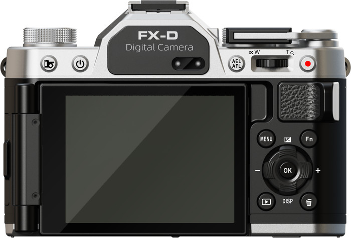 Yashica FX-D 100 Digital Film Simulation Kamera rückseite