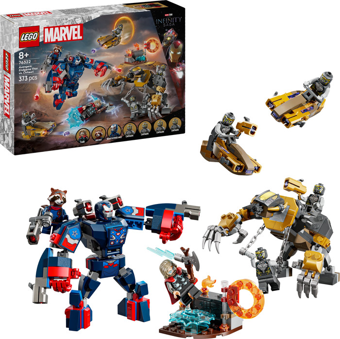 LEGO Marvel Avengers: Endgame Thor vs. Chitauri 76322 rechte seite