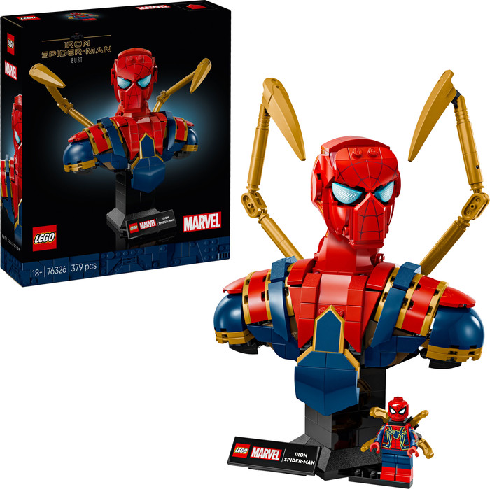 LEGO Marvel Iron Spider-Man Büste 76326 rechte seite