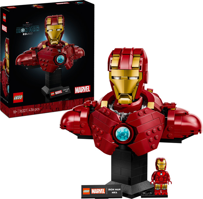 LEGO Marvel Iron Man MK4 Büste 76327 rechte seite