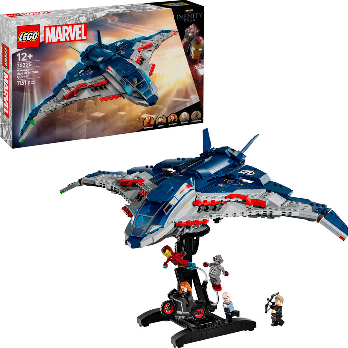 LEGO Marvel Avengers: Age of Ultron Quinjet 76325 right side