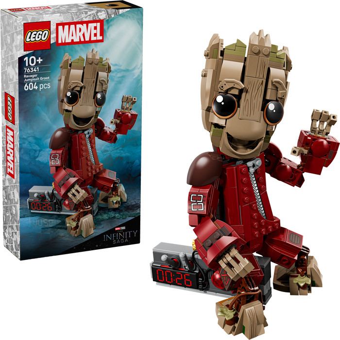 LEGO Marvel Ravager Jumpsuit Groot 76341 right side