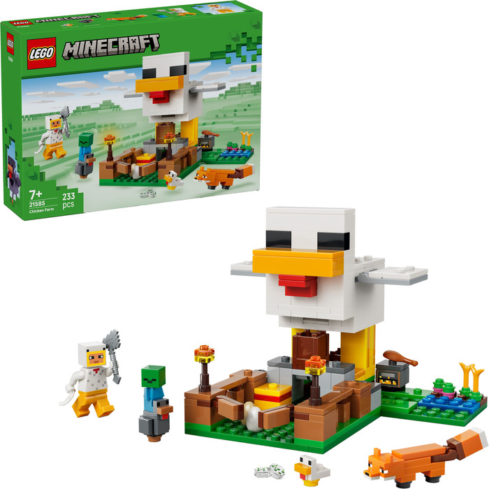 LEGO Minecraft Hühnerfarm 21585 rechte seite