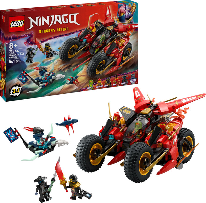 LEGO Ninjago Ninja-Actionflitzer 71844 rechte seite