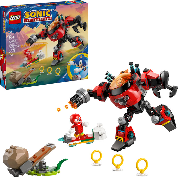 LEGO Sonic the Hedgehog Knuckles vs. Dr. Eggmans Egg Crusher Mech 77005 rechte seite