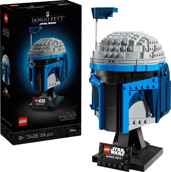 LEGO Star Wars Jango Fett Helm 75408 rechte seite