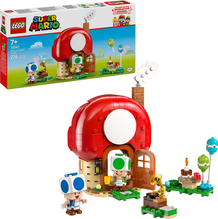 LEGO Super Mario Party at Toad's House 72041 right side