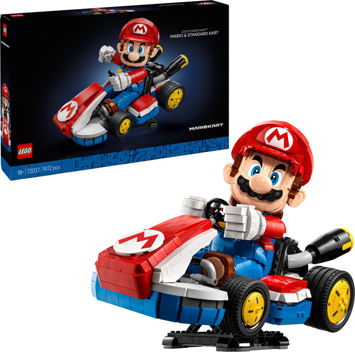 LEGO Super Mario: Mario Kart Mario und Standard-Kart 72037 rechte seite