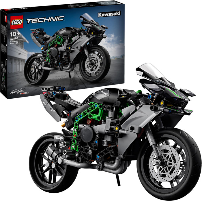 LEGO Technic Kawasaki Ninja H2R Motorrad 42170 rechte seite
