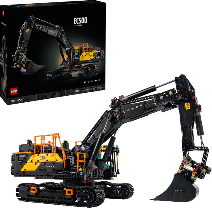 LEGO Technic Volvo EC500 Hybrid Bagger 42215 rechte seite