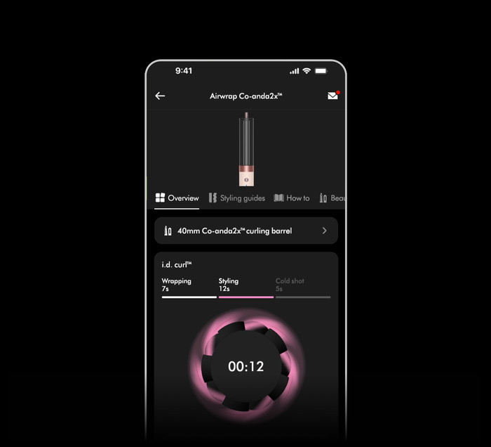 Dyson Airwrap Co-anda2x Curly+Coily Red Velvet visueller lieferant