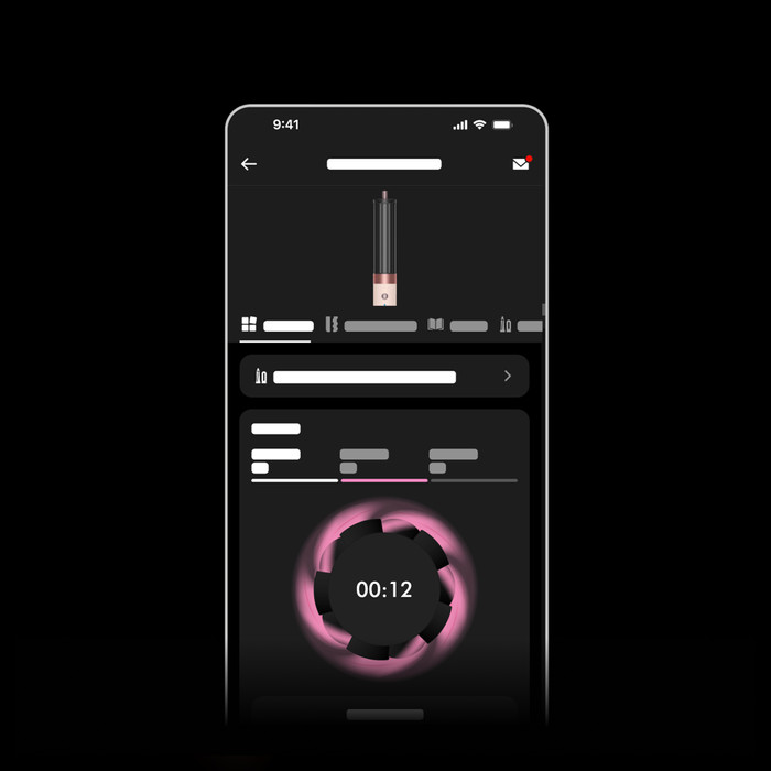 Dyson Airwrap Co-anda2x Straight+Wavy Red Velvet visueller lieferant