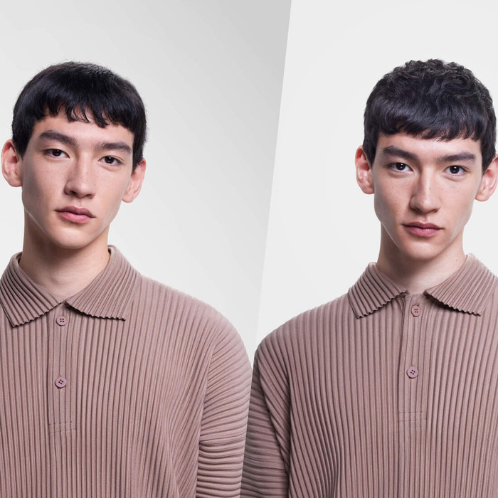 Dyson Supersonic Nural Straight+Wavy Red Velvet produkt in gebrauch