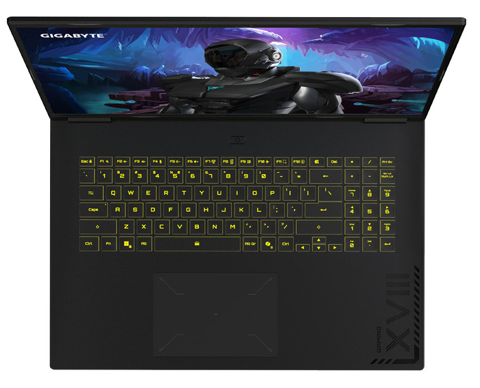 GIGABYTE GAMING A18 3VHK3DEC64SH - 18'' - AMD Ryzen 7 - 32GB RAM/1TB SSD - RTX 5060 oberseite