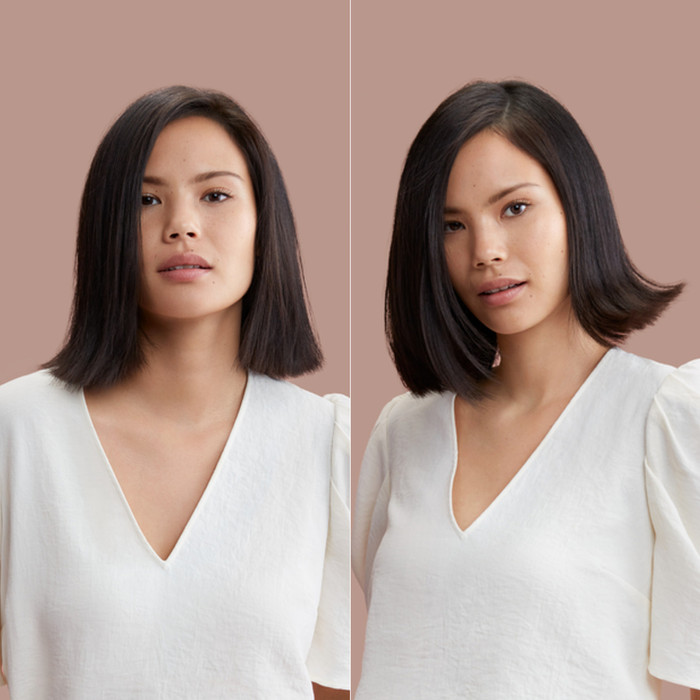 Dyson Supersonic r Straight+Wavy Red Velvet produkt in gebrauch