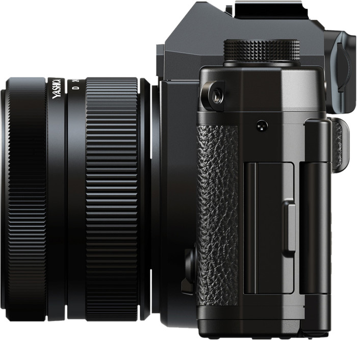 Yashica FX-D S300 Digital Film Simulation Kamera Schwarz linke seite