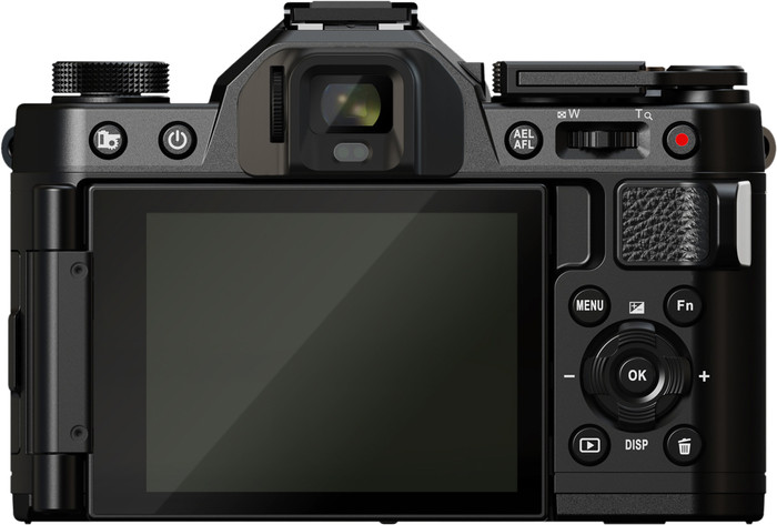 Yashica FX-D S300 Digital Film Simulation Kamera Schwarz rückseite