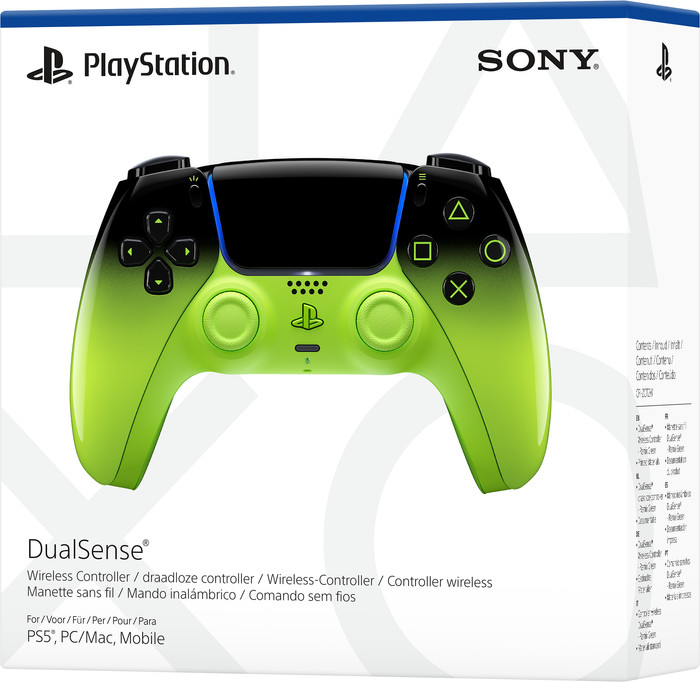 Sony PlayStation 5 DualSense Kabelloser Controller Remix Green verpackung