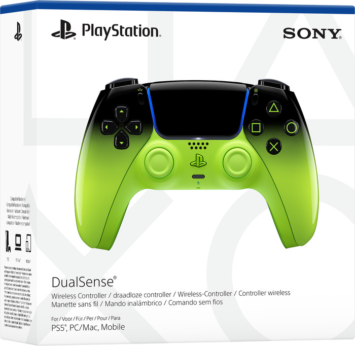 Sony PlayStation 5 DualSense Kabelloser Controller Remix Green verpackung
