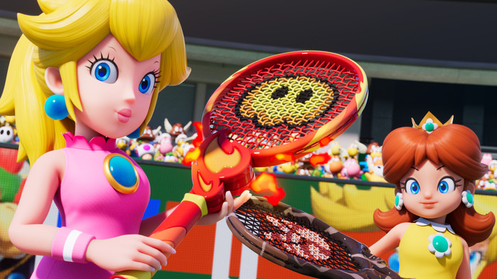 Nintendo Mario Tennis Fever Nintendo Switch 2 produkt in gebrauch