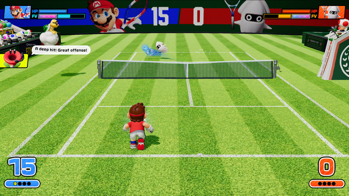 Nintendo Mario Tennis Fever Nintendo Switch 2 produkt in gebrauch