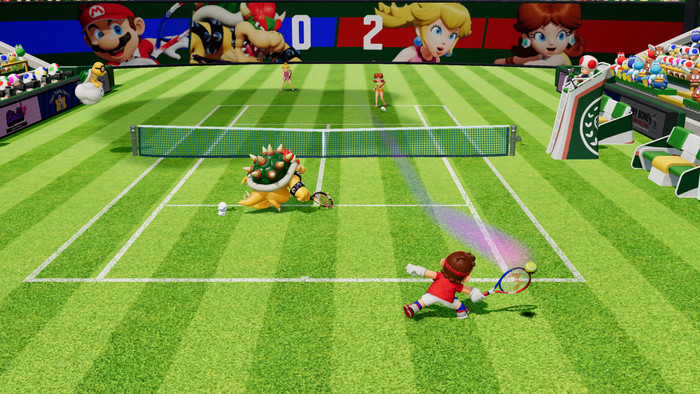 Nintendo Mario Tennis Fever Nintendo Switch 2 produkt in gebrauch