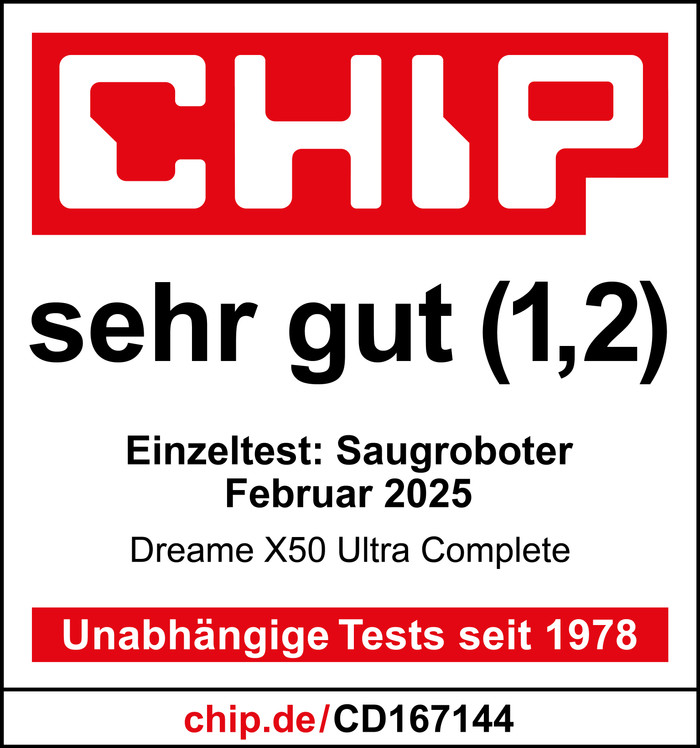 Dreame X50 Ultra Complete White produkt in gebrauch