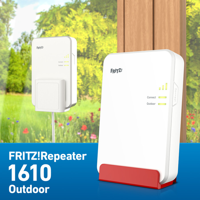 AVM FRITZ!Repeater 1610 Outdoor produkt in gebrauch