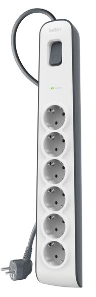 Belkin Surge Protector 6 Steckdosen 2 Meter Main Image