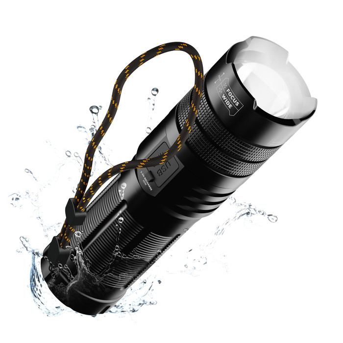 Xtorm Powerbank mit Taschenlampe 10.500 mAh mit Schnellladen Schwarz produkt in gebrauch