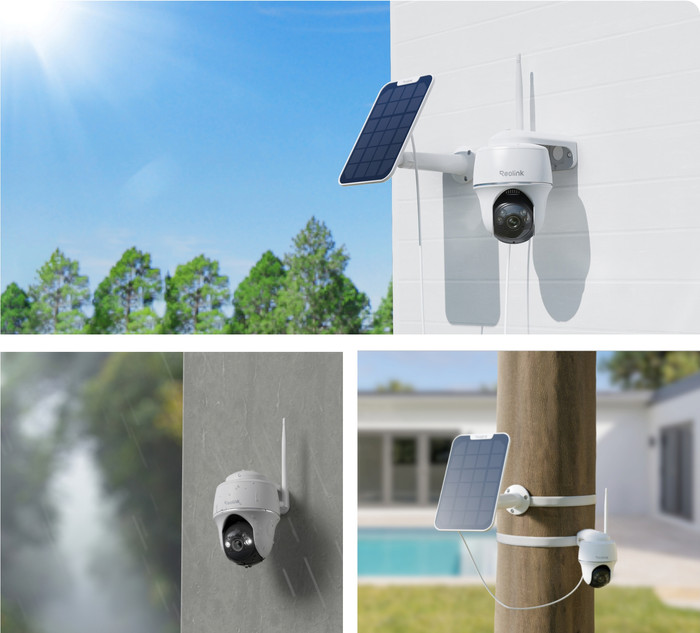 Reolink Argus B430 + Solar Panel produkt in gebrauch