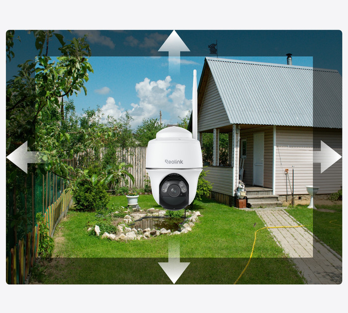 Reolink Argus B430 + Solar Panel produkt in gebrauch