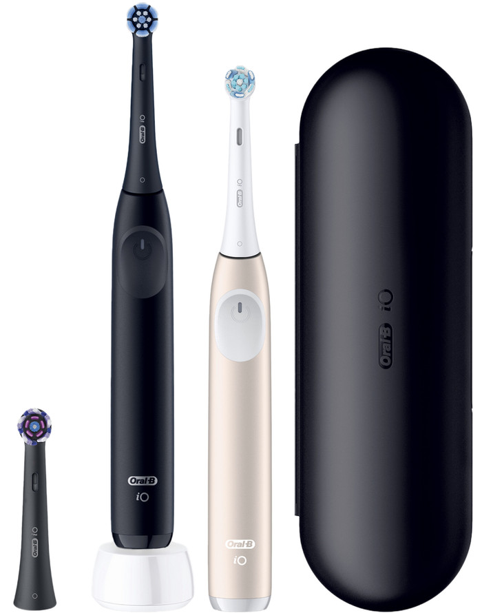 Oral-B iO 2 Holiday Edition Schwarz und Rosa Doppelpack Main Image