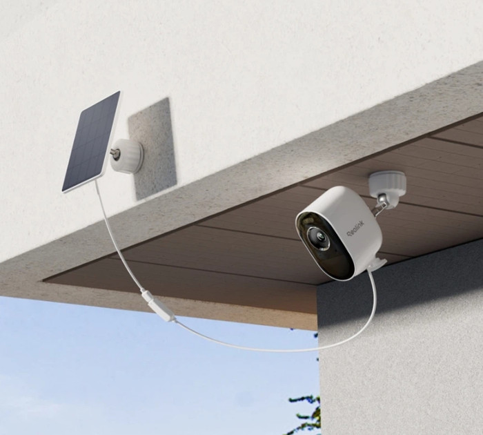 Reolink Argus B330 + Solar Panel Lite produkt in gebrauch