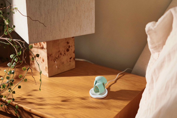 Owlet Dream Sock Dusty Rose OW-DS-RO product in use