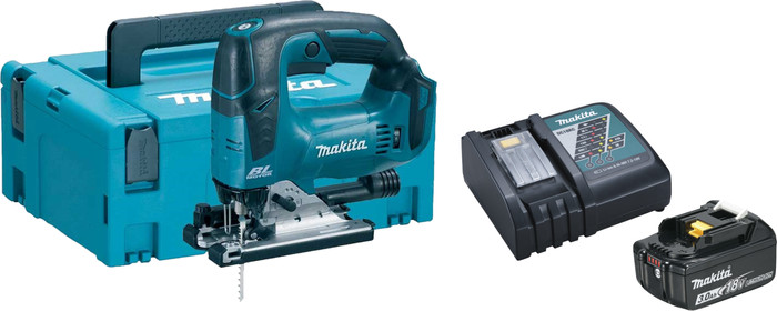Makita DJV182ZJ + Makita Starterset 18V LXT 3,0 Ah BL1830B/DC18RC Main Image