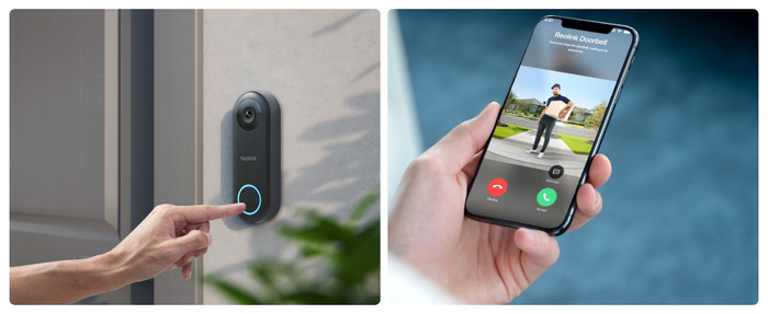 Reolink D340W + Chime product in use