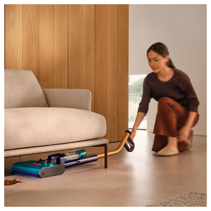 Dyson Clean + Wash Hygiene product in use