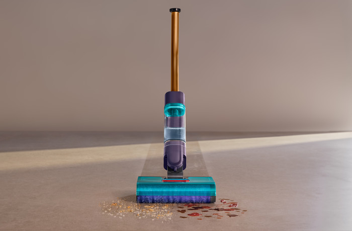 Dyson Clean + Wash Hygiene product in use
