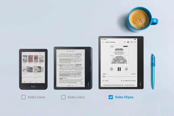 Kobo Elipsa 2E mit Kobo Stylus 2 visuelles Coolblue 1