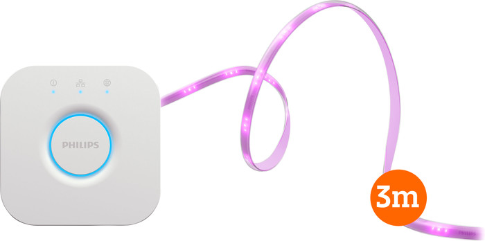 Philips Hue Solo LED-Streifen 3 Meter + Philips Hue Bridge Main Image