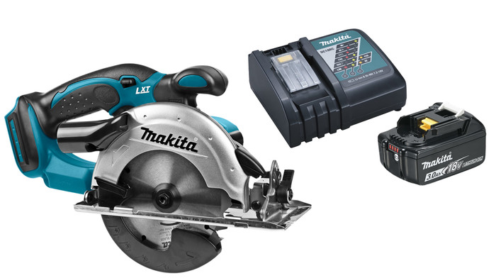 Makita DSS501ZJ + Makita Starterset 18V LXT 3,0 Ah BL1830B/DC18RC Main Image